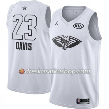 Muški NBA Dres New Orleans Pelicans Anthony Davis 23 2018 All-Star Jordan Brand Bijela Swingman
